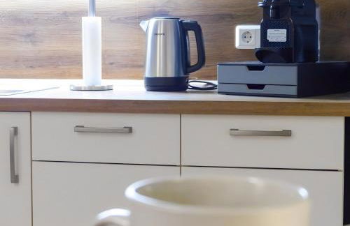 Modernes Apartment mit Queensize-Bett, NETFLIX, Küche, Erdgeschoss, Nähe AMEOS Klinik - Foto 14