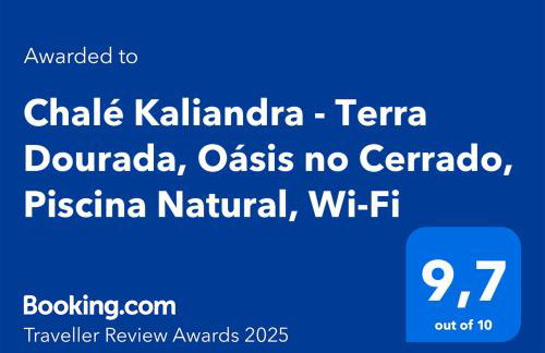 Chalé Terra Dourada, Oásis no Cerrado, Piscina Natural, Wi-Fi - Foto 3