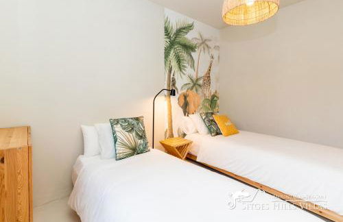 Villa Caliza in Cunit with Private Pool and large garden - air conditioning in bedroom - Photo 28