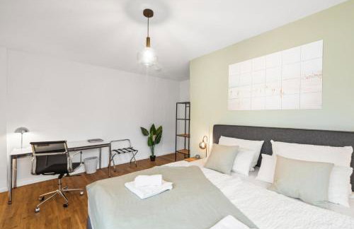 Apartment Kranich mit 3 Zimmern, top Infrastrukturlage HH Langenhorn, nähe Airport, Boxspringbetten und Arbeitsplätzen mit Glasfaser WLAN - Foto 15