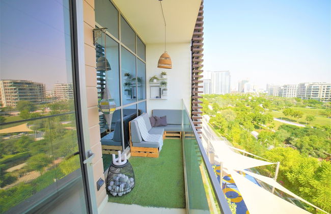 Luxurious Dubai Hills with balcony park view - Photo 28