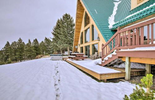 A-Frame Home with Breathtaking Views and Hot Tub! - Foto 32