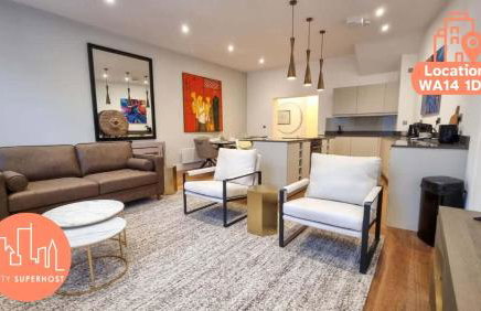 Altrincham Centre, 2 Bed, 2 Bath, Sleeps 6 - Foto 1