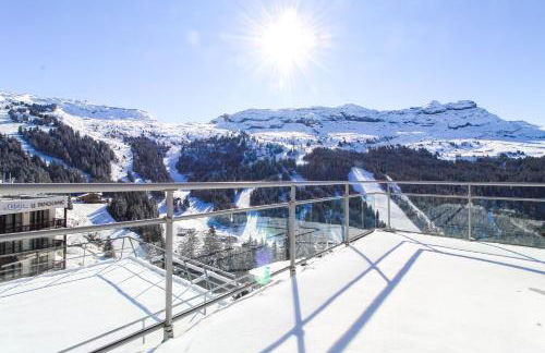 Penthouse 3-bedroom apartment, mountain views, large terrasse, piste access - Photo 67