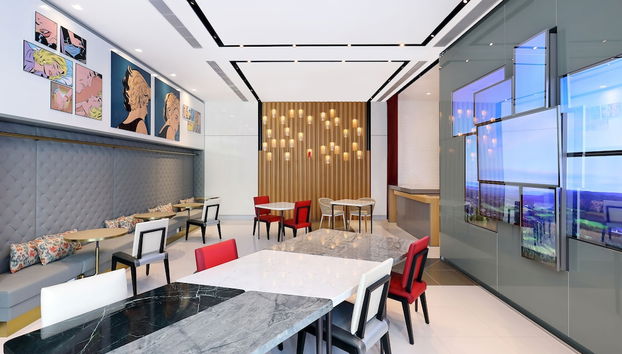 Sala de estar do lobby