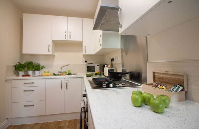 Stayzo Castle Penthouse 18- A Clean Fresh Modern Apartment With Free Wi-fi - Foto 7