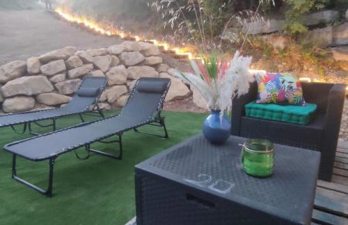 Cottage romantique, son jacuzzi privatif, piscine - Foto 16