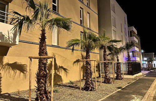 T2 Appartement Sunset Lodge à 250 m de la mer, 3 couchages - Photo 3