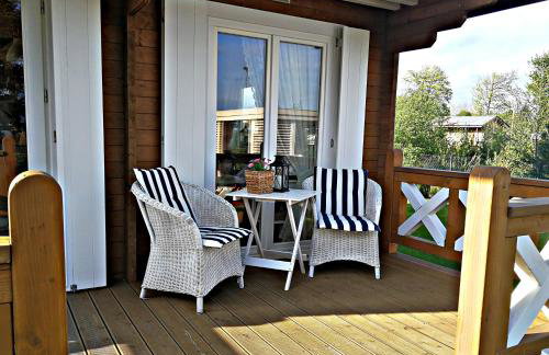 Drewniany domek nad Miedwiem - Foto 57