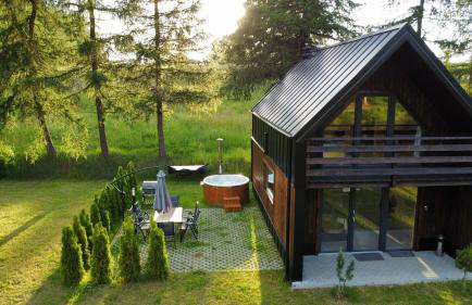 Przystanek Kistówko komfortowe domki z jacuzzi, staw wędkarski, kominek, las, przestrzeń - Foto 59