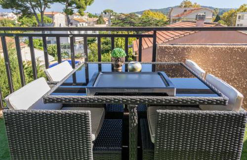 T2 MODERNE VUE MER LES SABLETTES CLIM- WiFi- PARKING - Foto 28