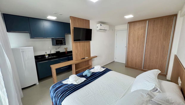 Studio com vista Mar em Maceió – Max Rev - Foto 4, Quarto