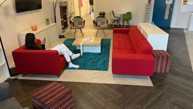 Zona de estar del vestíbulo