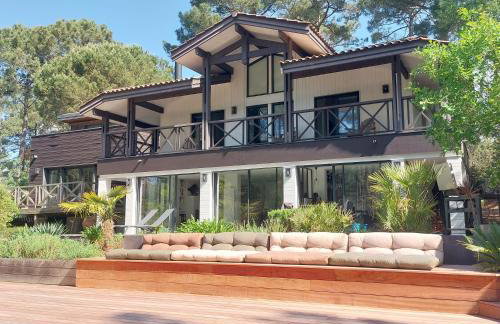 Maison au calme entre Océan et Lac, vue sur le golf, piscine chauffée, classée 4 étoiles - Foto 3