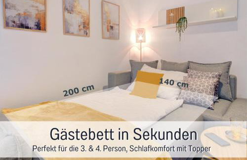 Stadtdomizil Ziegelfeld - Ruhig & Zentral, 65" TV, Südbalkon, vollausgestattete Küche, Altstadt fußläufig, Bahnhof 5-10 Min, Tiefgarage im Haus - Foto 20
