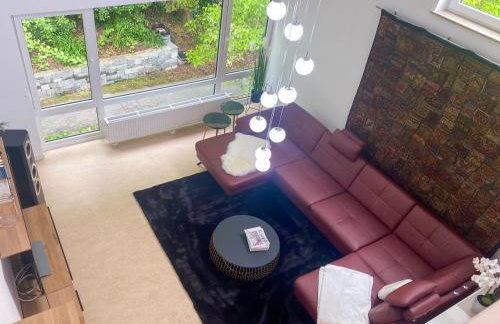 170qm Apartment in Natur für Familien mit Parken, 2 Balkone, und Küche - Photo 12