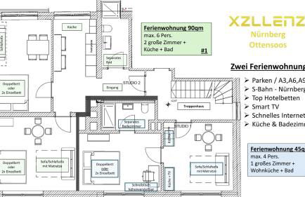 XZLLENZ Küche Bad S-Bahn Parken Smart-TV Wellbeing - Foto 15