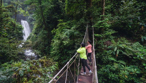 Puentes colgantes en El Tigre Waterfalls