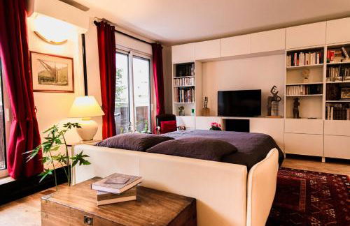 Paris-Daumesnil - Grand 2 pièces de charme sur jardin - 61m2, pour 4p - Large 4 star charming 1 BR apt for 4 with AC - Classement Officiel 4 étoiles - Foto 8