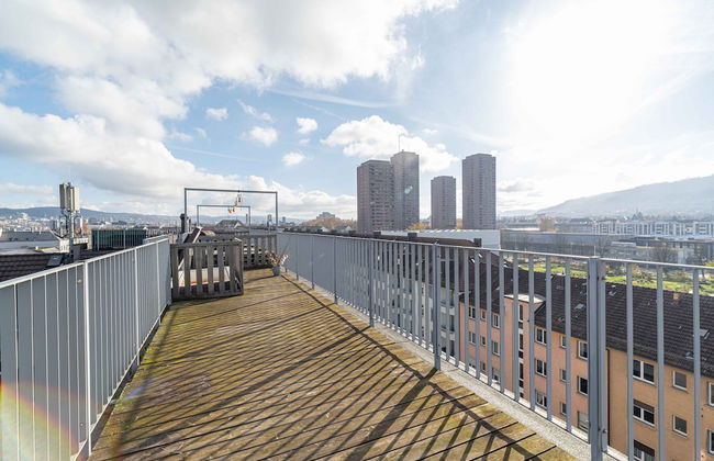E-64 Duplex-3BDR apartment with Sky roof-Zurich West - Foto 23