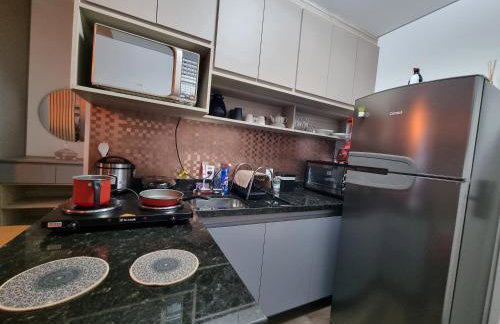 Flat luxo, mobiliado c/ ar, wi-fi, pisc. e academia - Foto 13