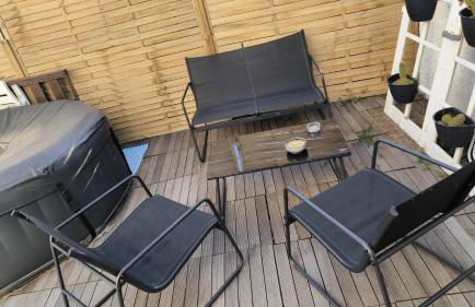 Appartement-1- prive, terrasse, parking et jardin - Foto 7