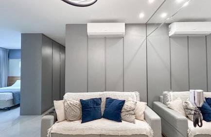 Estúdio Luxuoso no Vertigo com Smart TV na Cama - Foto 15