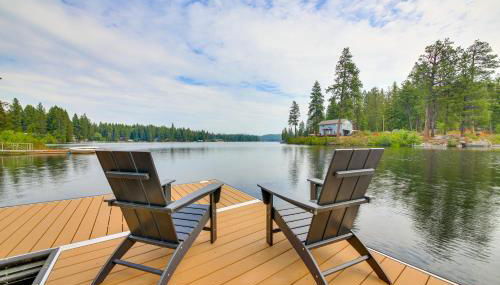 Steps to Sacheen Lake Cute Studio Cabin with Deck - Foto 2