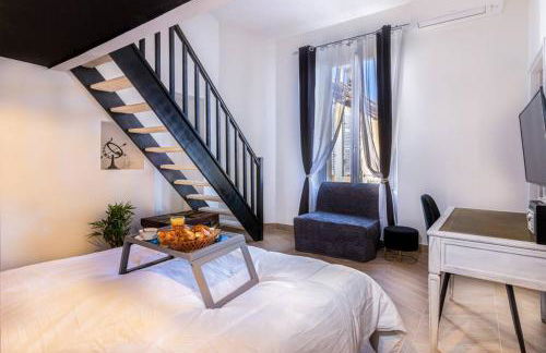 PENTHOUSE Loft 5MIN PALAIS DES FESTIVALS AND BEACH terrace view on castle - Photo 51