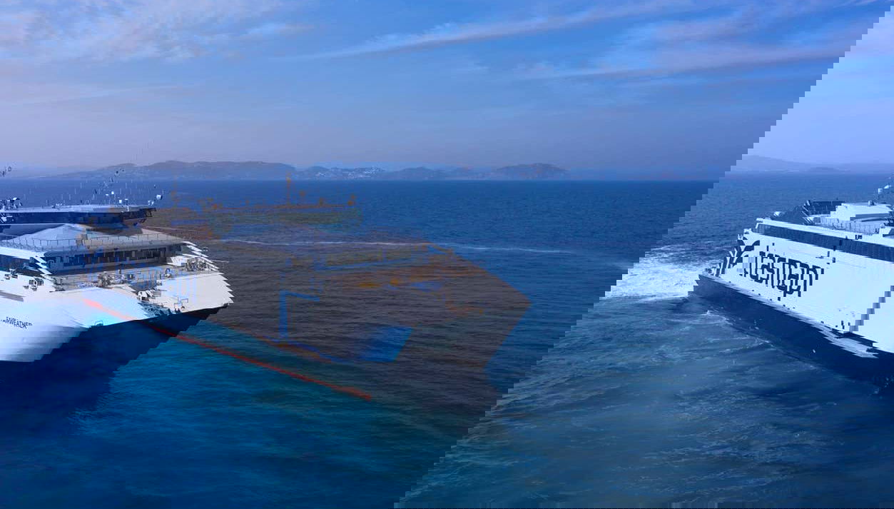 Il traghetto per Menorca