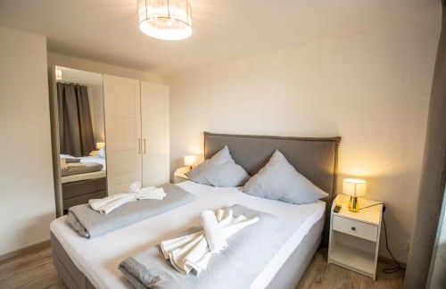 Messe-Apartment für 5 Gäste mit Balkon und Lift - Foto 12