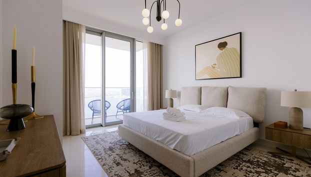 Beachfront 2BD apartment with Palm View - Foto 5, Habitación