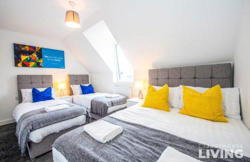 NEW Spacious Modern Townhouse Sleeps 12 Free Parking - Foto 22