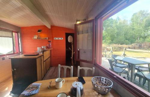 Roulotte pittoresque 4 pers avec animaux admis, draps et ménage inclus - FR-1-496-308 - Foto 7