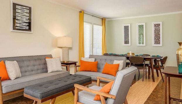 Relax at the 3BR Tranquil Oasis in Palm Springs - Foto 3, Habitación