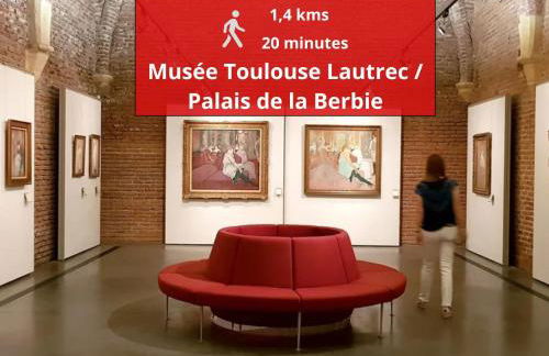 La Pause du Savoir Albigeois - Garage - Climatisation - Centre ville - Foto 46