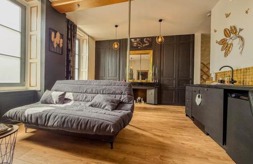 T2 en centre-ville d'Illiers-Combray - parking- lit king size - terrasse - Foto 9