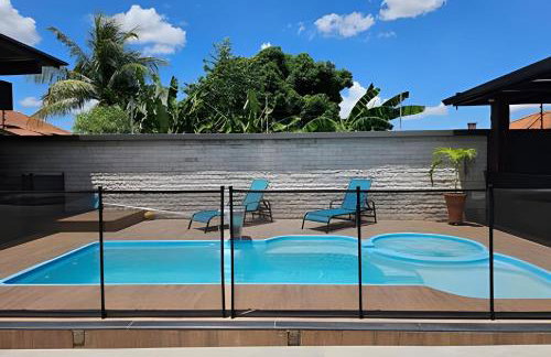 Recanto Sabiá, Área gourmet climatizada, piscina - Foto 10