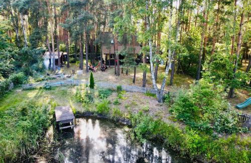 Kurort Mirowice-domek w lesie, z balią z jacuzzi i hydromasażem - Foto 9