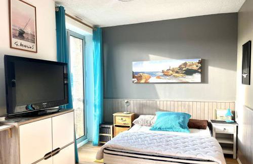 Studio 2 personnes VUE SUR MER au Port de Ploumanac'h PERROS-GUIREC - Réf 877 - Foto 2