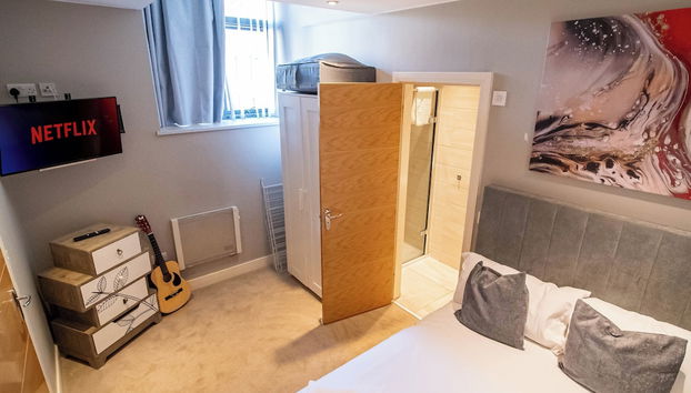 Ebenezer Hideaway in Sheffield by Avo Apartment - Foto 4, Habitación