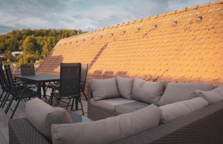 140qm Luxuriöses Penthouse mitten in Schwäbisch Gmünd, 70qm Dachterrasse & Top-Lage, mit WHIRPOOL, Jetzt buchen! - Foto 46