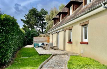 GITE 4 MN DE LA mer et cabourg, piscine, cheminée, table de ping pong, balançoire - Foto 13