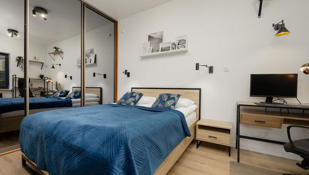 Warsaw Apartment With Terrace by Renters - Foto 2, Habitación