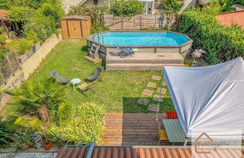 Maison à Lyon Parilly avec Piscine, Jardin, Parking Privé & Proche Eurexpo - Foto 17