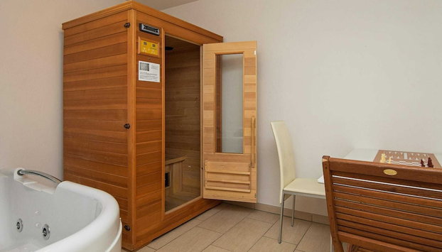 10 Person Holiday Home in Glesborg - Foto 4, Sauna