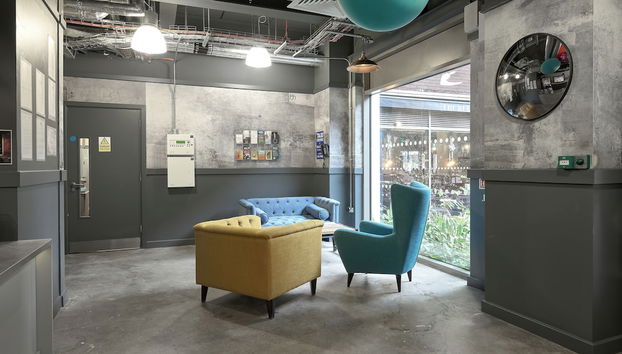 Zona de estar del vestíbulo