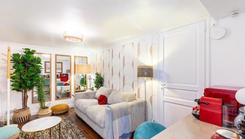 Modern Apartement Grand Paris, TV Salon, Sharing Garden, Villa des Ammonites - Foto 5