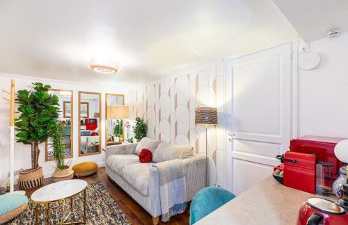 Modern Apartement Grand Paris, TV Salon, Sharing Garden, Villa des Ammonites - Foto 5