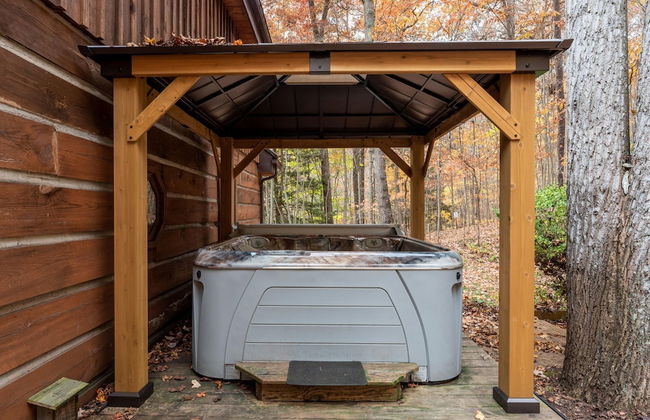 Cabin in the Trees, Hot Tub, Fire Pit - Foto 10